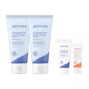 [본사직영]NEW 에스트라 아토베리어365 하이드로 수딩크림 80ML 2개 +폼30g +선크림20ml