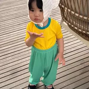 슈슈페 아기 유아 여름 키즈바지 벌룬팬츠 고쟁이바지