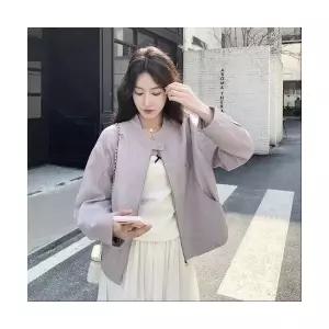 여성 야구 잠바 봄가을 쇼트 긴팔 집업 가죽 코트 1PICK3