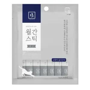 고품질 고양이 월간스틱 대구 11g 30개입 짜먹는 습식 간식 (WD7631F)