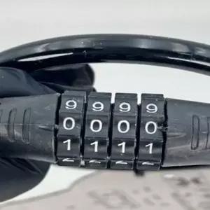 [하프클럽/]자전거 자물쇠 자전거 다이얼 잠금 장치 휴대용 와이어자물쇠