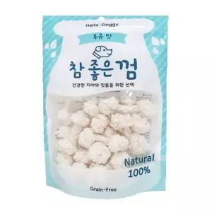 고품질 강아지 실타래 우유껌 18개입 치석관리 개껌 간식 (WDC7384)