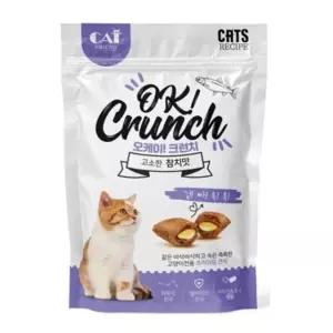 고품질 고양이 오케이 크런치 간식 시리얼 (고소한참치맛60g) (WE31F3C)