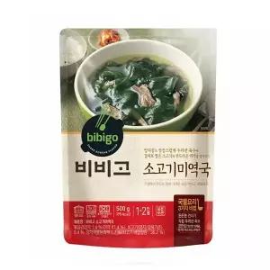 [NS홈쇼핑][CJ]비비고 소고기 미역국 500g[35974676]