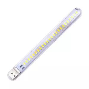USB LED 램프 18CM 독서실 도서관 보조배터리 후레쉬 일자형LED
