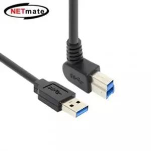 USB3.0 AM BM 데이터 케이블 위쪽 꺾임 3m