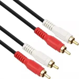 NETmate NMA 2R150M RCA 2선 케이블 15m