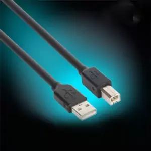 USB2.0 하이플렉스 AM BM 케이블 1m
