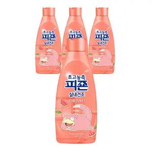 초고농축피죤 실내건조 자몽프레시 1L, 4개 [포켓몬에디션]