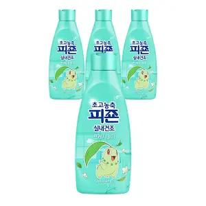 초고농축피죤 실내건조 프레시데이 1L, 4개 [포켓몬에디션]