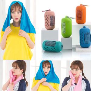 여름필수! 더위를 이겨줄 아이스쿨링타올 + 케이스 / 아이스타올 쿨타월 스포츠타올 수건 손수건