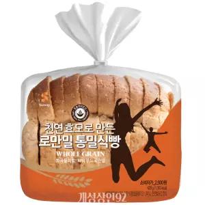 삼립 로만밀 통밀식빵 420g 1봉지 토스트 샌드위치용  삼립빵