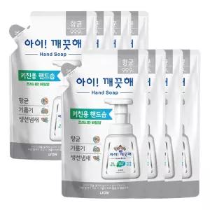 아이깨끗해 핸드워시 리필 키친 200ml, 8개