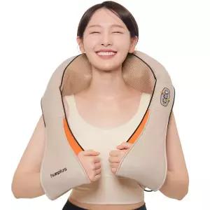 [휴플러스] 목 어깨 안마기 HPM-100 특허받은 텐션 테크놀로지 종아리 허리 등 배 팔 마사지기