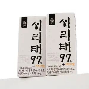 두보원 서리태97 +두유 64입 _프리미엄검은콩 국산서리태콩 100%,고단백,벌꿀함유,콩물,무첨가
