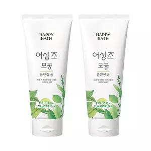 해피바스 어성초 모공 클렌징폼 200g x2개