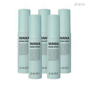 로로벨 와와센스스프레이 휴대용 노워시 구강 스프레이 10ml 5개