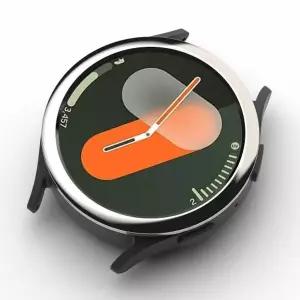 [퍼슬랏] 갤럭시 워치 7 스마트 워치 스타일링 보호 커버 케이스 베젤링 plain style 유광실버 40mm