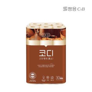 코디 고창 황토 화장지 30m 30롤 1팩 (30롤)