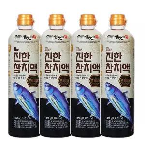 김하진의 더진한 참치액 프리미엄 오리지널 1050g 4병