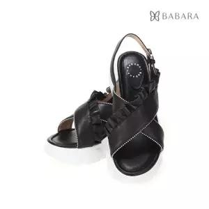 [본사운영] [바바라1860] 양가죽 몰드창 샌들 4cm_BZD405
