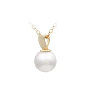 [미니아트]14K Gold 진주 6mm 스칼렛 데일리 심플 베이직 금 펜던트