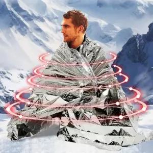 응급 대형은박담요 발열 130x210cm 생존키트 비상 발열 캠핑 차박 방한 비상용 트레킹 10개