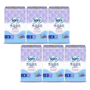 쏘피 천연코튼라이너 롱라벤더 40P X 6개