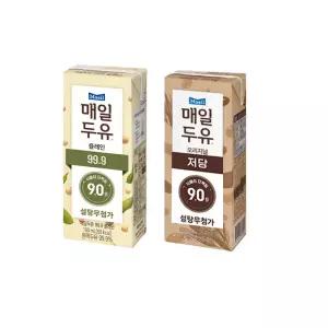 매일두유 190ml 24팩 식이섬유12팩+99.9 12팩/유통기한26년10월제품/무배/상세참조