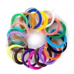 3D펜 전용 PLA 필라멘트 1.75mm 5m x 20색상 고온 타/공예/미술/놀이/만들기/3D/프린터/소모품/필라맨트