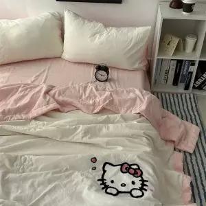 키티 여름 이불 침구 봄 캐릭터 차렵 단품 가을 얇은