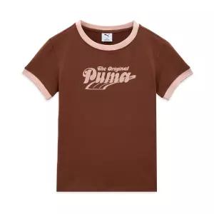 [푸마 공식] 여성 오리지널 니트 반팔티 (95030301)