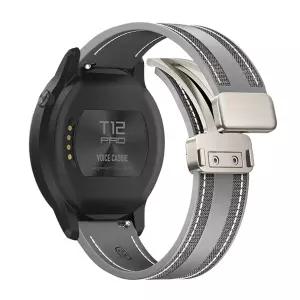 보이스캐디 T13 Pro T12 T11 호환 컴포트 핏 디버클 나일론 실리콘 스트랩 22mm