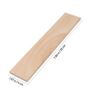 12개 소나무 원목 보드 미완성 직사각형 장식 DIY 페인팅 목재 용품 나무 블록 판자