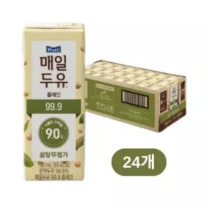 매일두유 99.9 무가당 플레인 190ml X 24개