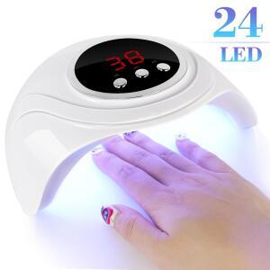 젤네일굽기 램프 전문가용 UV LED 네일 드라이어 24 타이머 센서 폴리쉬 자동 건조