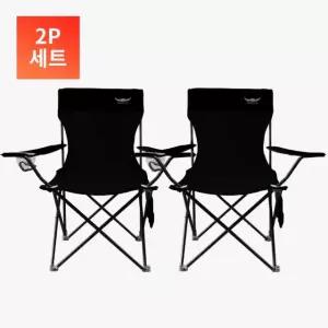 실장맨 버팔로 폴리에스테르 원단 국민 캠핑의자 시크 캠프 체어 2P
