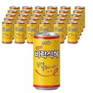 식혜 비락식혜 밥알없는 175ml 30캔세트 전통 차 캔 음료 식당 사무실 간식