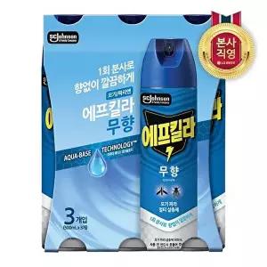 [LG생활건강]에프킬라 무향 500ml 3개