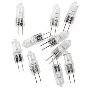 투명 할로겐 캡슐 램프 전구, 10 X JC G4, 12V, 20W