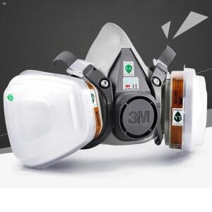3M 6200 가스 마스크 방독 반면형 시리즈 6001/2091/5n11 필터와 조합 화학 유기물 보호