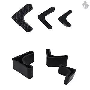 연질 PVC 모서리 앵글발 앵글캡 L자 마감캡 검정 30X30 소