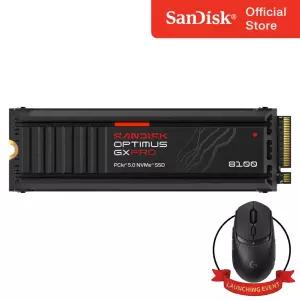 [샌디스크]SANDISK Optimus GX PRO 8100 NVMe SSD - 2TB 히트싱크