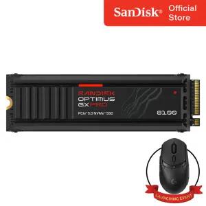 [샌디스크]SANDISK Optimus GX PRO 8100 NVMe SSD - 4TB 히트싱크