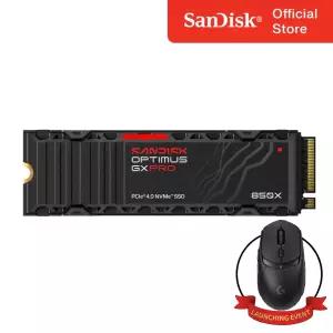 [샌디스크]SANDISK Optimus GX PRO 850X NVMe SSD - 4TB 히트싱크