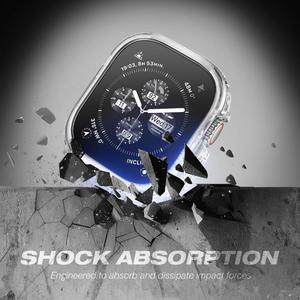 Apple Watch 케이스 울트라 2 / 울트라 49mm, 군사용 충격 방지 보호 케이스 스크래치 보호 견고한 범퍼와 호환되는 Suitisbest 2 팩 하드 케이스 iWatch 울트라 2 / 울트라 49mm