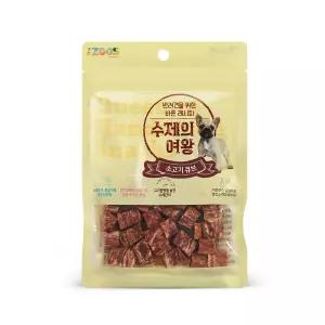 수제의여왕 반려견 육포 소고기 큐브 간식 영양 특식 70g X 5개