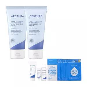 [본사직영]NEW 에스트라 아토베리어365 하이드로 수딩크림 80ML 2개+로션30ml+앰플7ml+토너25ml