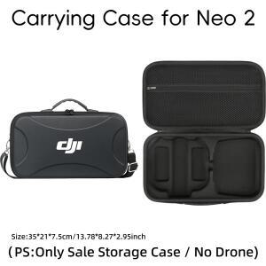 Dji Neo 2 가방 보관함용 블랙 케이스 드론 보호 쉘 Neo 2 액세서리용 휴대용 커버