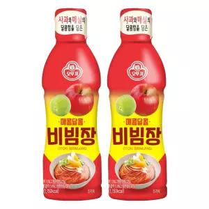 오뚜기 매콤달콤 비빔장 500g 2개 식사 한식 정식 간편요리 외식 즉석요리